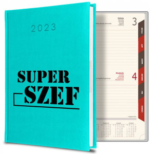KALENDARZ Planer 2023 Prezent Dla SUPER SZEFA WZÓR
