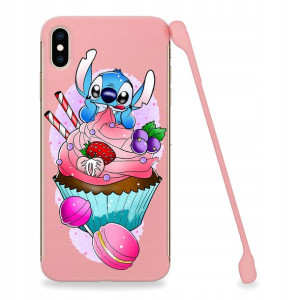 Etui Coby RÓŻOWY do IPHONE XS MAX Śmieszne Wzory