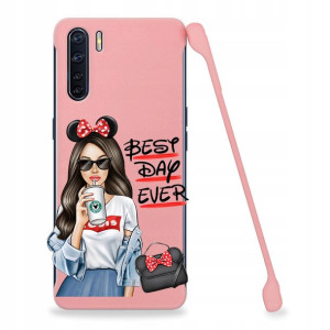 Etui Coby RÓŻOWY do OPPO RENO 3 Śmieszne Top Wzory