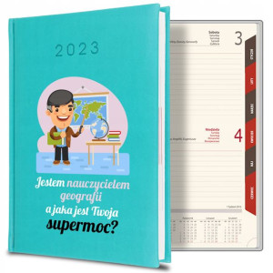 Kalendarz Planer 2023 Supermoc Geografia Wzory