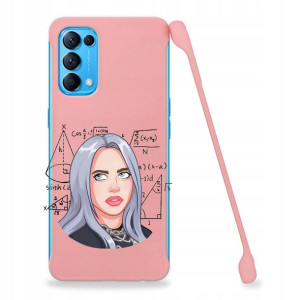 Etui Coby RÓŻOWY do OPPO RENO 5 Śmieszne Top Wzory