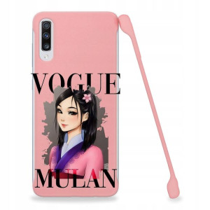 Etui Coby RÓŻOWY do SAMSUNG A70 Case Modne Wzory