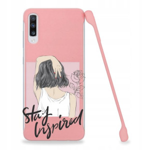 Etui Coby RÓŻOWY do SAMSUNG A70s Case Modne Wzory