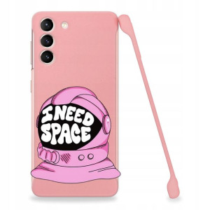 Etui Coby RÓŻOWY do SAMSUNG S21 5G Śmieszne Wzory