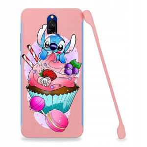 Etui Coby RÓŻOWY do XIAOMI REDMI 8 Śmieszne Wzory