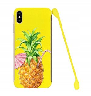 Etui Coby ŻÓŁTY do IPHONE XS MAX Serialowe Top Wz