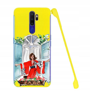Etui Coby ŻÓŁTY do OPPO A9 2020 Serialowe Top Wz