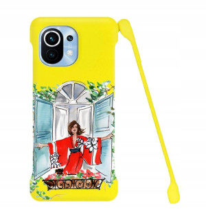 Etui Coby ŻÓŁTY do XIAOMI Mi 11 Serialowe Top Wz