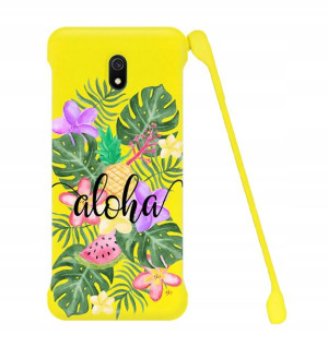 Etui Coby ŻÓŁTY do XIAOMI REDMI 8A Serialowe Wz