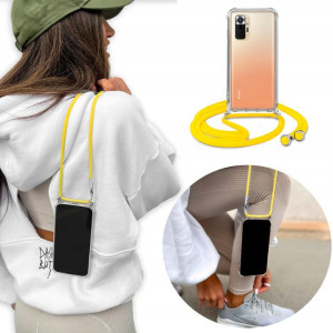 Etui Crosbody do XIAOMI REDMI NOTE 10 PRO Żółty
