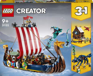 LEGO Creator 3w1 - Statek wikingów i wąż 31132