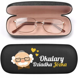 Etui Na Okulary Prezent Na DZIEŃ DZIADKA WZÓR IMIĘ