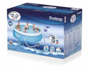 Basen ogrodowy BESTWAY 305 x 76 rozporowy z pompką