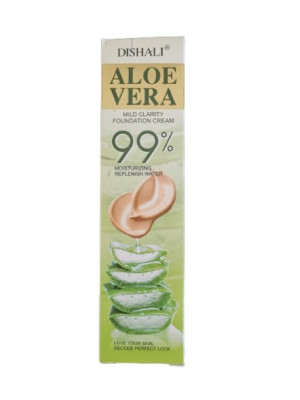 Podkład do twarzy z ALOESEM 99% ALOE VERA Nawilża , 3 - Kolory - DISHALI -