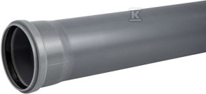 Rura kanalizacji wewnętrznej PP 110x2.7x500 popiel sanitarna Onnline