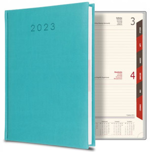 Kalendarz Teminarz Turkusowy Planer A5 2023 Notes