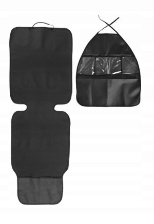 Mata Pod Fotelik + Organizer Caretero Zestaw 2w1