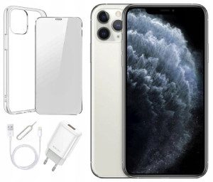 Apple Iphone 11 Pro 256gb Silver Szkło+etui Gratis