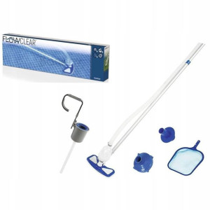 Zestaw Do Czyszczenia Basenu Deluxe + Skimmer Bestway 58237