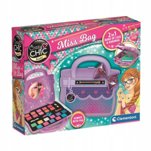Clementoni Crazy Chic Torebka z kosmetykami Miss Bag makijaż make up 18117
