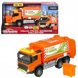MAJORETTE Ciężarówka Śmieciarka Volvo 19cm 374-3000