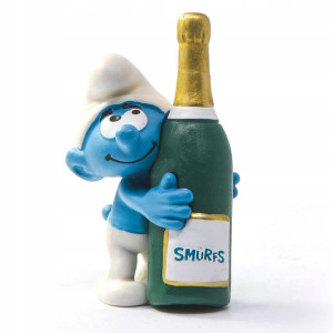 Schleich Smerfy Figurka Smerf z butelką 20821
