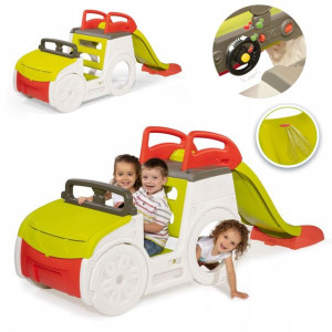 Smoby Samochód przygód ze zjeżdżalnią i piaskownicą 840205