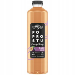 Napój kompot TYMBARK Po Prostu Śliwka jabłko 1,25l