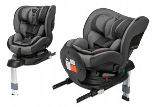 Obrotowy Fotelik 0-22 Kg Rwf Isofix I-size Tyłem