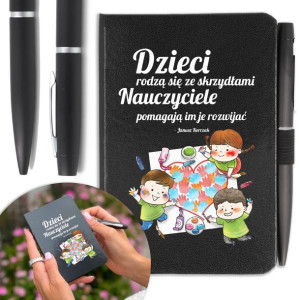 NOTES A6 + DŁUGOPIS Prezent dla PRZEDSZKOLANKI Mix