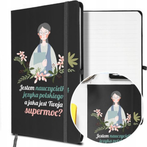 NOTES Planer A5 Prezent dla NAUCZYCIELKI POLSKIEGO