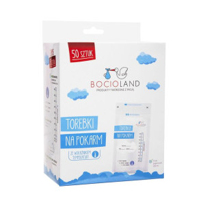 Bocioland Woreczki Na Mleko Pokarm 200ml 50x