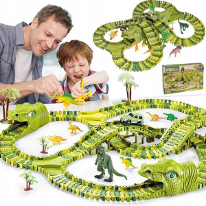Mega Tor Wyścigowy Xxxl Dinozaur Dino Park 230 El.
