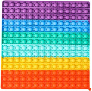 Zabawka Sensoryczna Push Pop It Rainbow Xxl 30x30