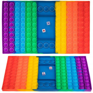 Zabawka Sensoryczna Push Pop It Rainbow Kości Rzut