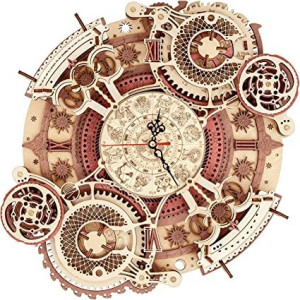 Zegar Ścienny Puzzle 3D Układanka Robotime