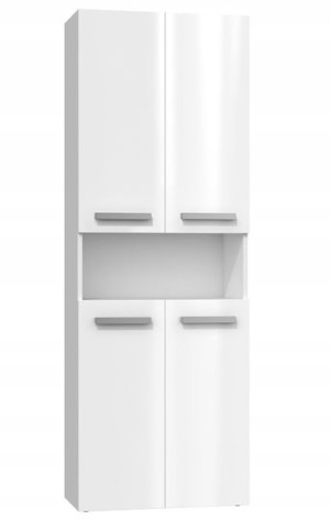 Szafka Łazienkowa Nel Dk 2k 60cm - Biel Połysk