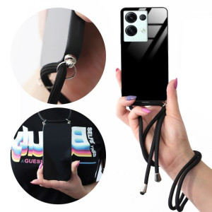 Etui Cross Glam do OPPO RENO 8 z Czarnym Sznurkiem