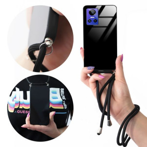 Etui Cross Glam do REALME GT NEO 3 Czarny Sznurek