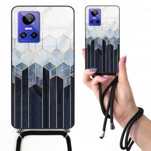 Etui Cross Glam do REALME GT NEO 3 Marmurki Wzory