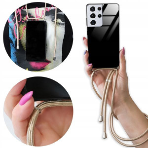 Etui Cross Glam do SAMSUNG S21 ULTRA 5G Gold Sznur