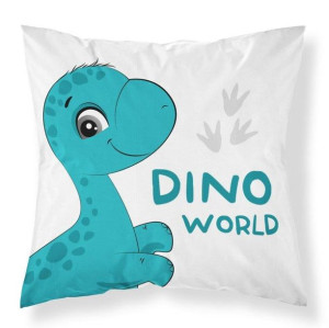 Poszewka Bawełniana 40x40 Dinozaur Na Poduszkę
