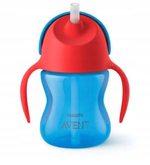 Avent Kubek Bidon Ze Słomką Uchwyty 200 Ml 9 M+