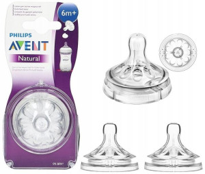 Avent Natural Kaszka Smoczek Do Butelki 6m+