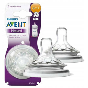 Avent Natural Smoczek Do Butelki Antykolkowy 6m+