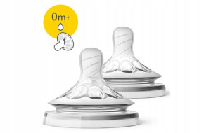 Smoczek Do Butelki Avent Philips Natural 0m+ 2szt