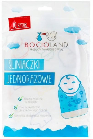 Bocioland Śliniaki Śliniaczki Jednorazowe 10szt