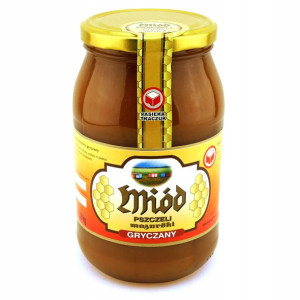 Miód Gryczany POLSKI 1.2 kg OSTRY Pasieka Tkaczuk