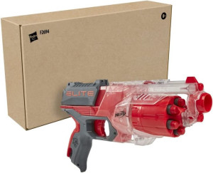 HASBRO F2694 NERF Elite Disruptor Translucent Red
