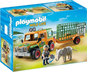 PLAYMOBIL 6937 Terenówka rangera z przyczepą